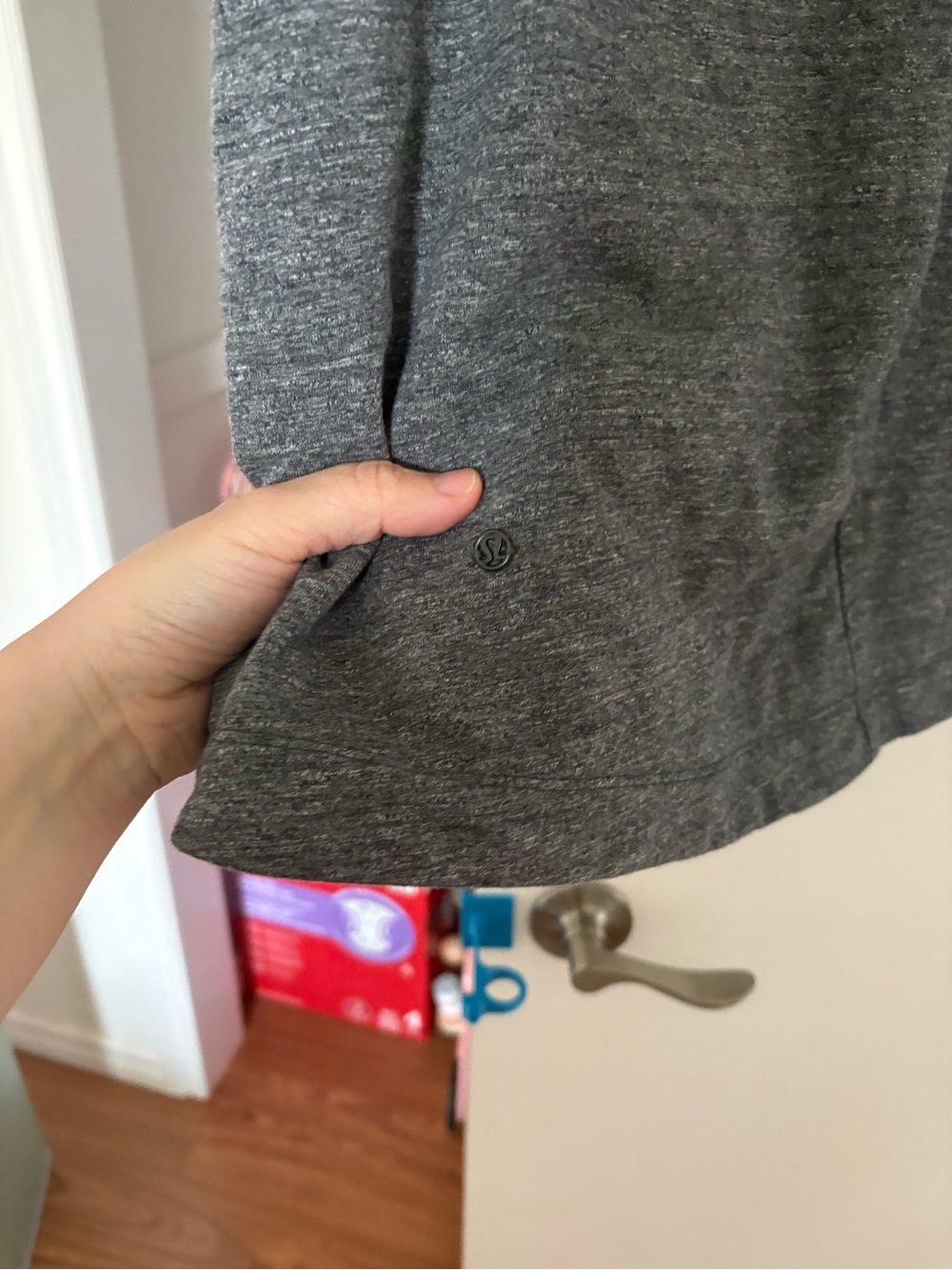 lululemon athletica Heather Gray Sweater